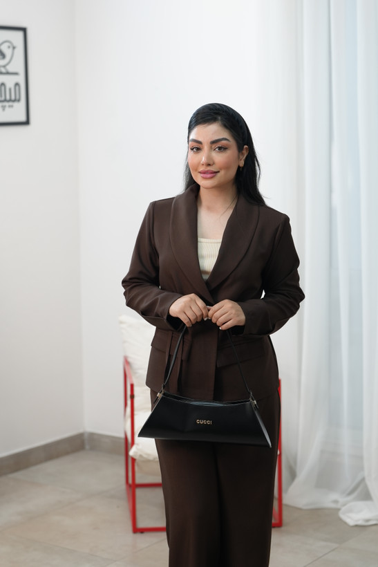 کت و شلوار کرپ بزایاق هرمس